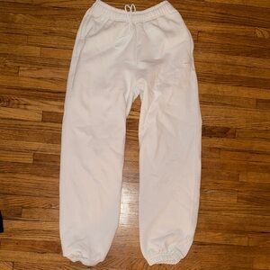 Nike cream women’s cuffed sweatpants